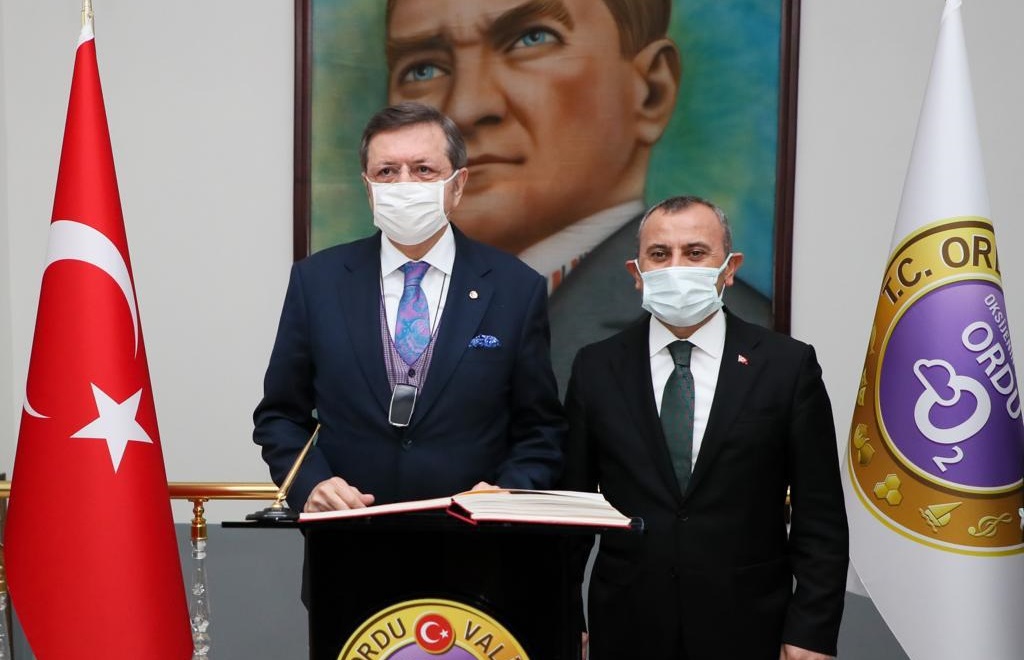TOBB Başkanı Hisarcıklıoğlu, Vali Sonel’i Ziyaret Etti