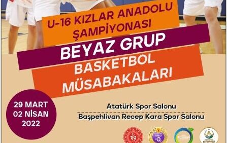Ordu’da  Basketbol U16 Kızlar Bölge Şampiyonası Heyecanı