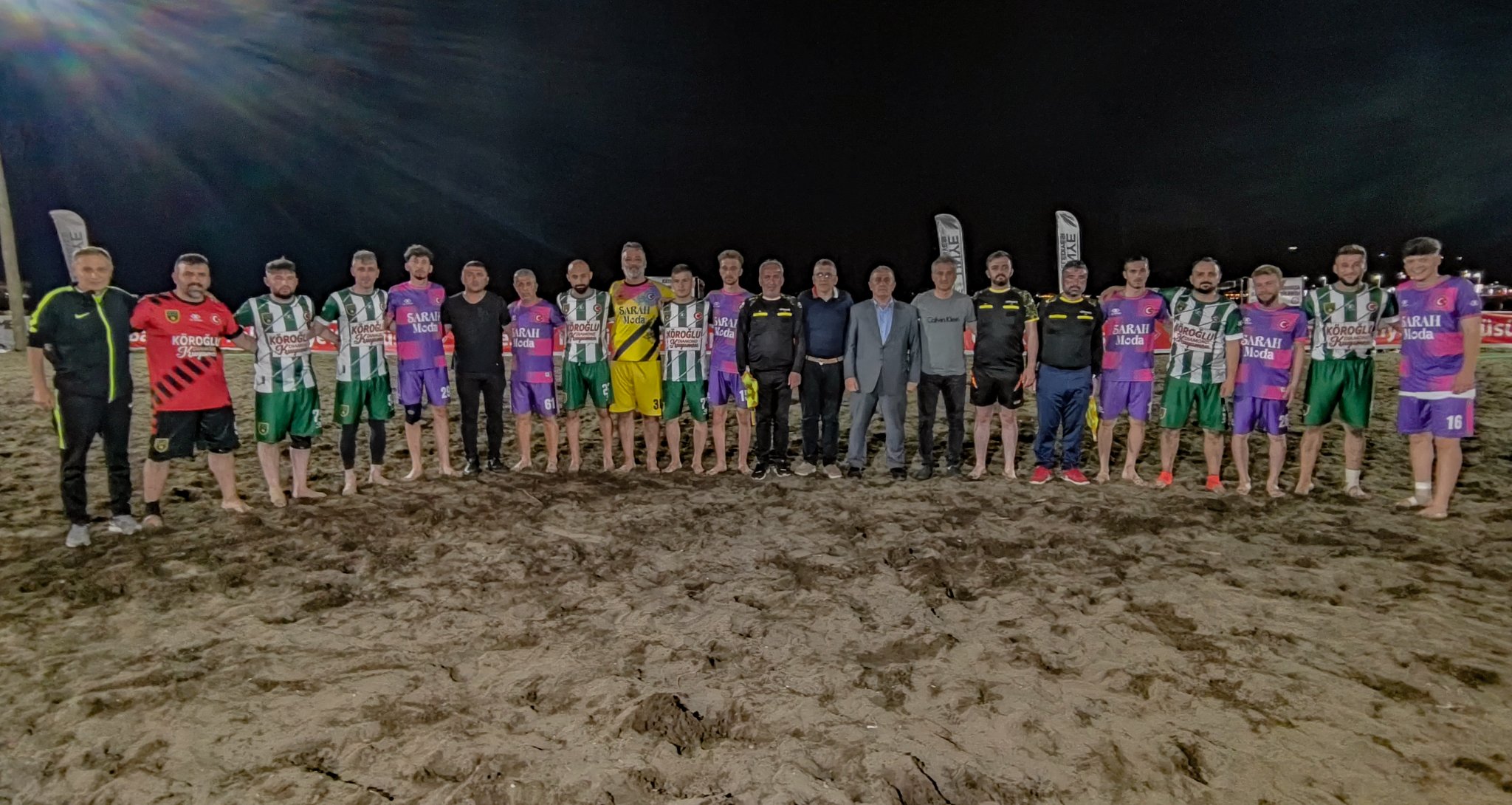 Geleneksel Manyetik Gece Kum Futbol Turnuvası Start Aldı