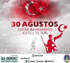 Başkan Demirci’den 30 Ağustos Mesajı