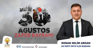 Başkan Argan’dan 30 Ağustos Zafer Bayramı Kutlama Mesajı