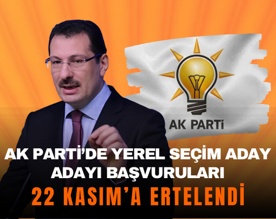 Ak Partide Yerel Seçim Aday Adayı Başvuruları Ertelendi Ünyenethaber