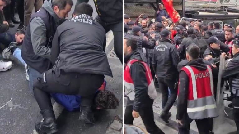 Taksim’e yürümek isteyen 20 Halkın Kurtuluş Partisi Üyesi gözaltına alındı