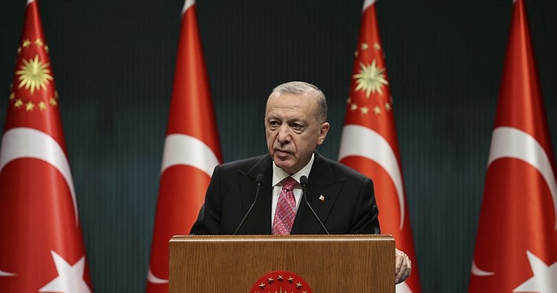Cumhurbaşkanı Erdoğan, Kabine toplantısı sonrası açıklamalarda bulunuyor
