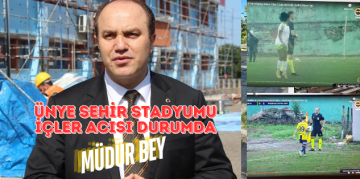 *Ünye Şehir Stadı’nın Durumu Tepki Çekiyor*