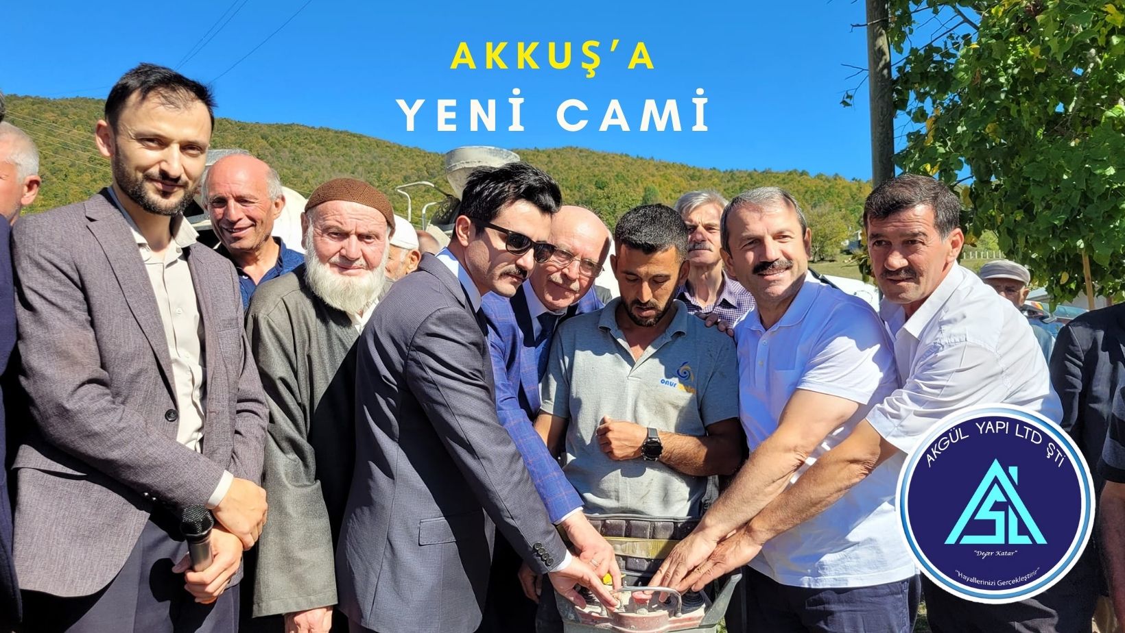 Karaçal Erkonaş Camii’nin Temeli Dualarla Atıldı