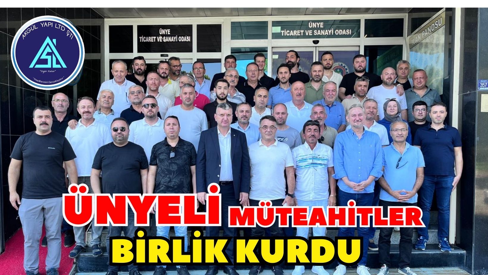 MÜTEAHHİLERİN İLK BAŞKANI ŞİMŞEK OLDU