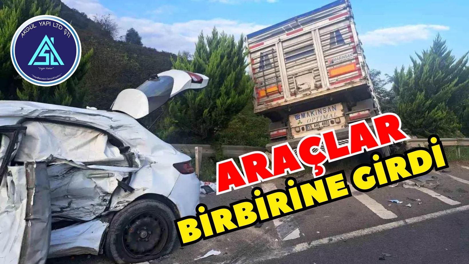 4 aracın karıştığı zincirleme trafik kazasında 5 kişi yaralandı