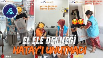 Ünye Elele Derneği, Hatay’daki Yetim ve Öksüz Çocukları Unutmadı