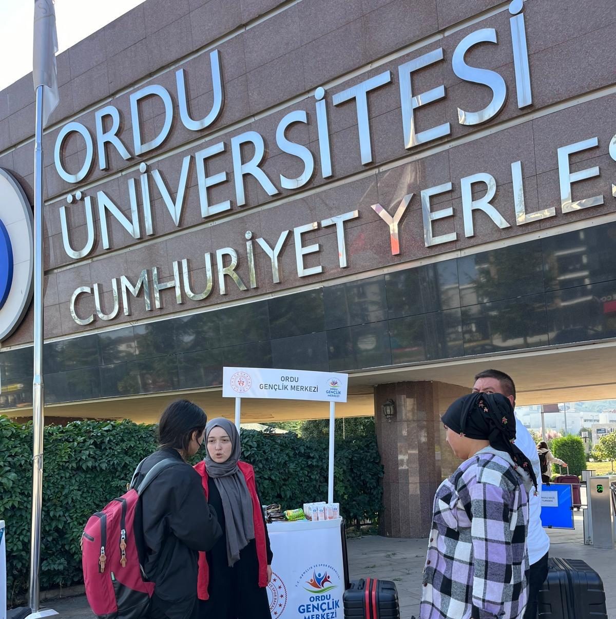 Ordu’da Üniversite Öğrencilerine Sıcak Karşılama