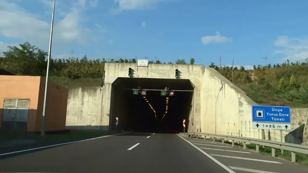 Ünye Yunus Emre Tüneli Trafiğe Açılmak İçin Gün Sayıyor