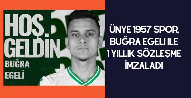 Buğra Egeli, Ünye 1957 Spor’a Transfer Oldu