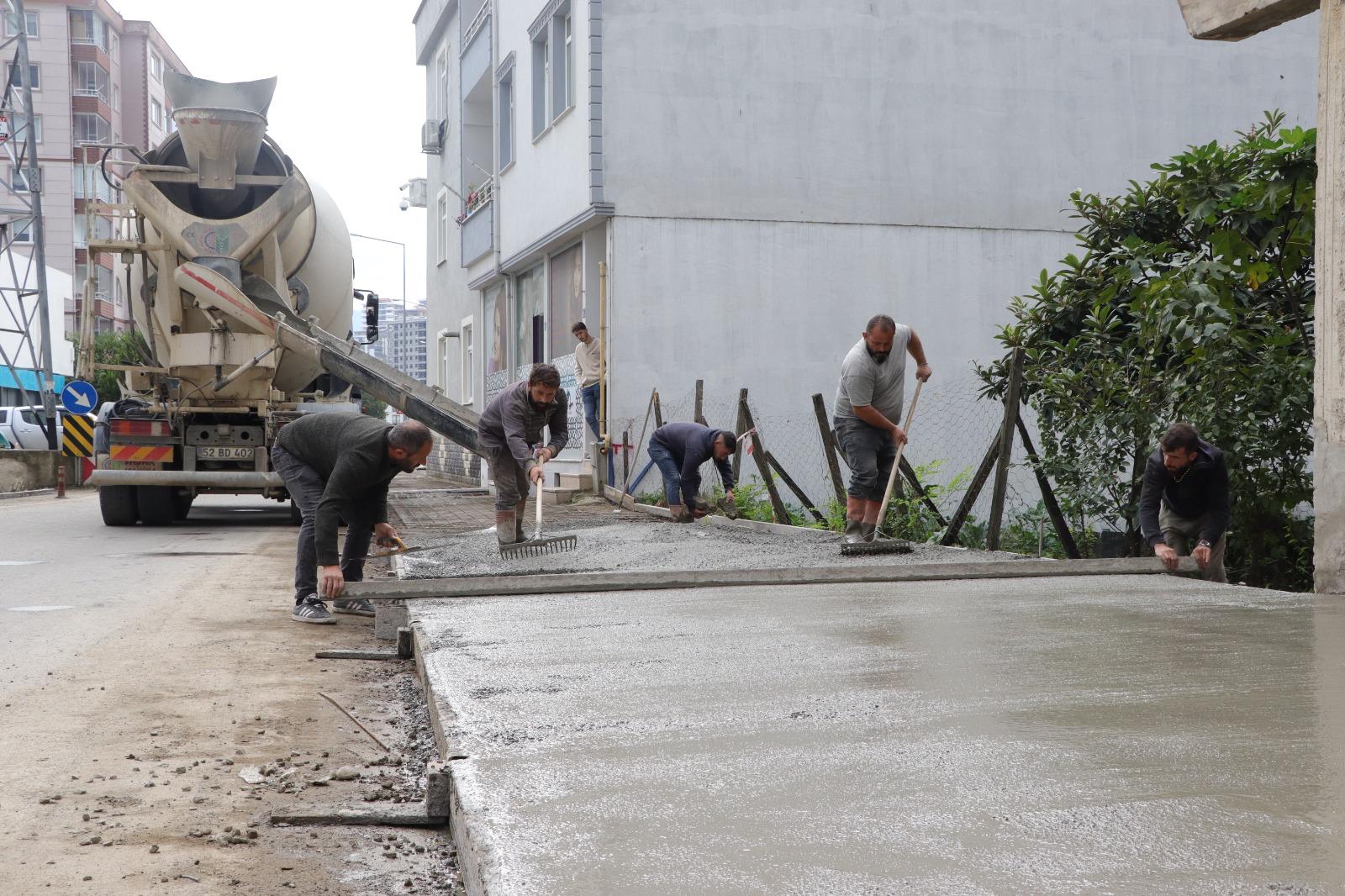 ORDU’NUN KALDIRIMLARI YENİLENİYOR