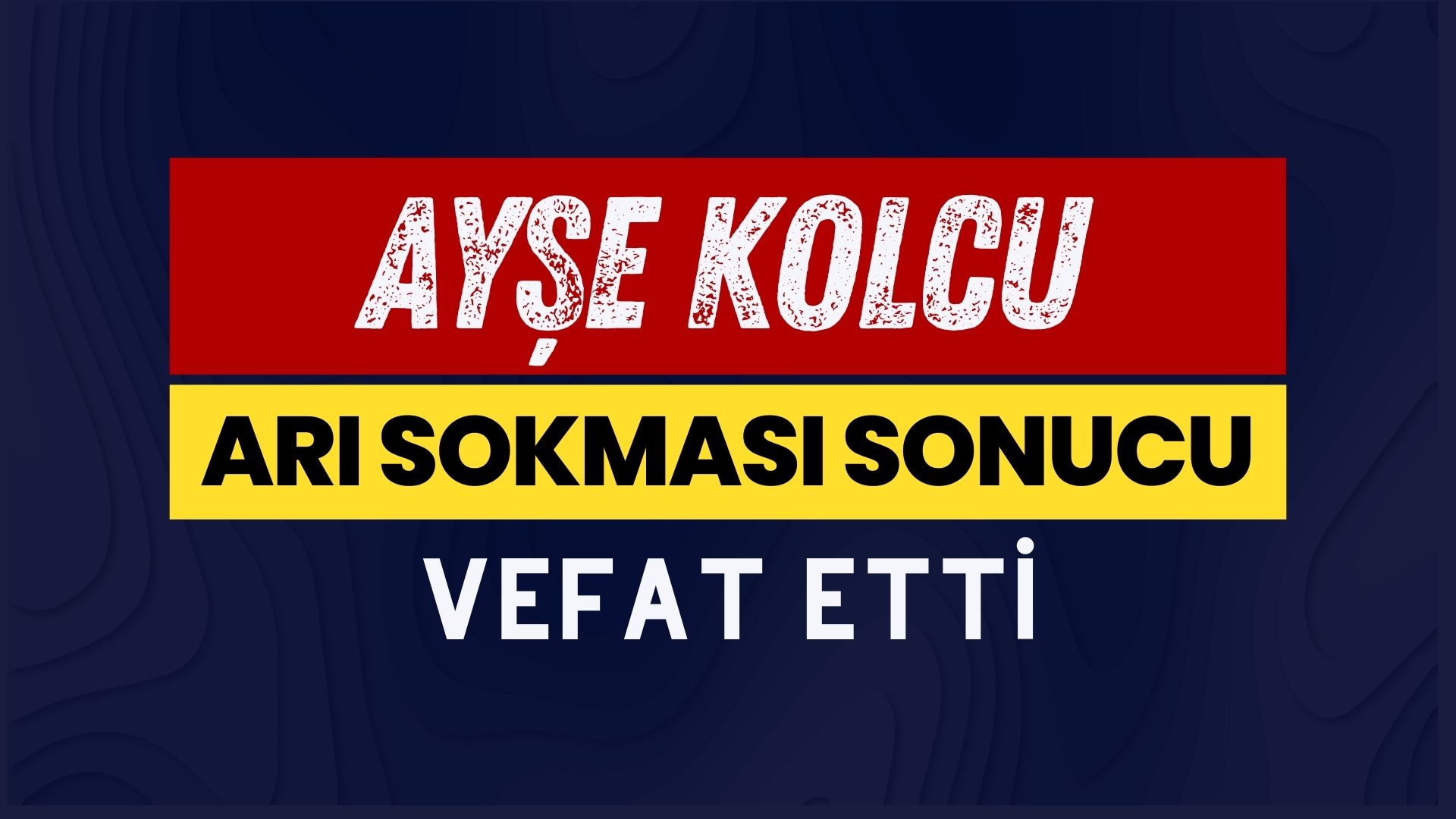 Arı Sokması Sonucu Hayatını Kaybeden Kadın Toprağa Verildi